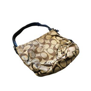Vintage Coach Classic Brown Signature Hobo Bag